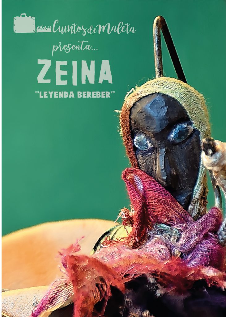 Cartel Cuentos de Maleta, la historia de Zeina "Leyenda Bereber"